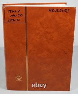 Worldwide Collection Of Over 2000 Revenue Stamps In Stockbook Italy To Spain