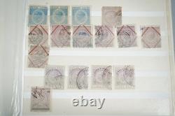 Worldwide Collection Of Over 2000 Revenue Stamps In Stockbook Italy To Spain