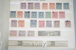 Worldwide Collection Of Over 2000 Revenue Stamps In Stockbook Italy To Spain