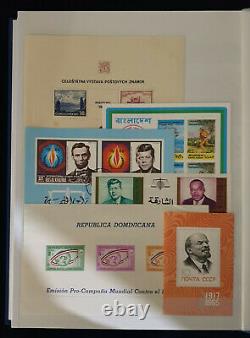 Worldwide Collection of Miniature Sheets, Blocks and Stamps in a New Album #5084
