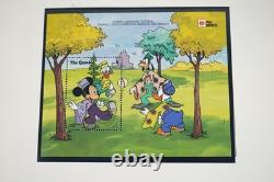Worldwide Disney 1991 Collection Of 185 Stamps & 70 Sheets All Mint In Album