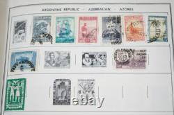 Worldwide Harris Ambassador Album Collection Of 3000+ Stamps Mint & Used A-u