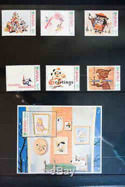 Worldwide Mint Vintage Disney Stamp Collection in Album