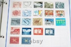 Worldwide N-p Collection Of 1,925+ Stamps Mint & Used Stored In Album