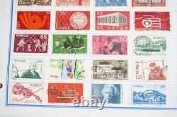 Worldwide N-p Collection Of 1,925+ Stamps Mint & Used Stored In Album