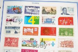 Worldwide N-p Collection Of 1,925+ Stamps Mint & Used Stored In Album