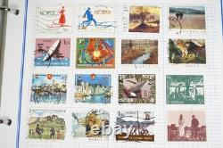 Worldwide N-p Collection Of 1,925+ Stamps Mint & Used Stored In Album