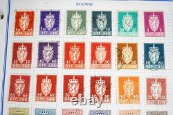 Worldwide N-p Collection Of 1,925+ Stamps Mint & Used Stored In Album