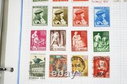 Worldwide N-p Collection Of 1,925+ Stamps Mint & Used Stored In Album