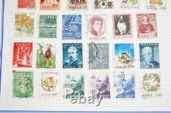 Worldwide N-p Collection Of 1,925+ Stamps Mint & Used Stored In Album