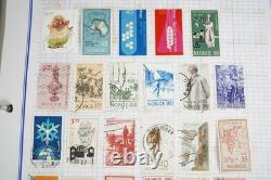 Worldwide N-p Collection Of 1,925+ Stamps Mint & Used Stored In Album