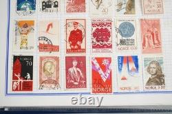 Worldwide N-p Collection Of 1,925+ Stamps Mint & Used Stored In Album