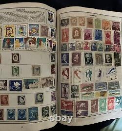 Worldwide Stamp Collection Ambassador Album By H E Harris 1962 Edition Huge