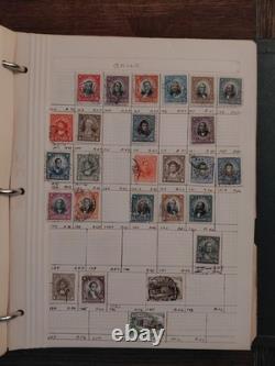 Worldwide Stamp Collection Book Vintage 100 Year Old Stamps Excellent Condition