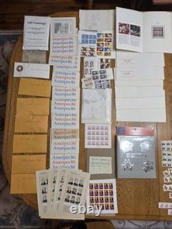 Worldwide Stamp Collection Classics, Plate Blocks, Mint & Revenues. CV 6k+