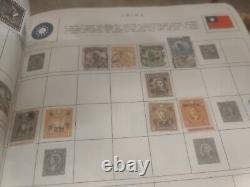 Worldwide Stamp Collection In 1952 Minkus Album. Great Boutique Value Offer