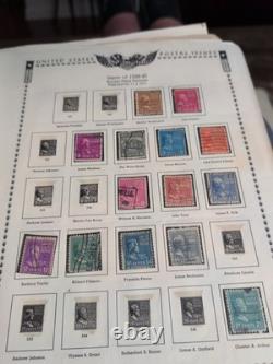 Worldwide Stamp Collection In 1958 Minkus Vintage Album. MAGNIFICENT 1800s Fwd