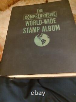 Worldwide Stamp Collection In 1958 Perfect Minkus Album. 1800s Forward. View