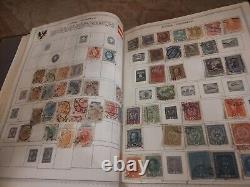 Worldwide Stamp Collection In 1958 Perfect Minkus Album. 1800s Forward. View