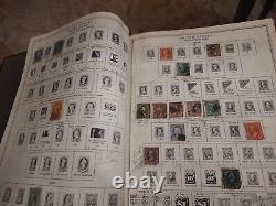 Worldwide Stamp Collection In 1958 Perfect Minkus Album. 1800s Forward. View