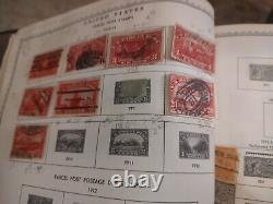 Worldwide Stamp Collection In 1958 Perfect Minkus Album. 1800s Forward. View