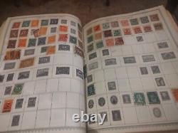 Worldwide Stamp Collection In 1958 Perfect Minkus Album. 1800s Forward. View