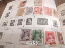 Worldwide Stamp Collection In 1958 Perfect Minkus Album. 1800s Forward. View