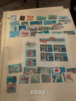 Worldwide Stamp Collection In Classic Modern 50's Album Filled With Philatelic +