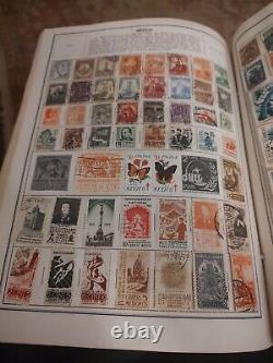 Worldwide Stamp Collection In HE Harris Ambassador Album Loaded With Great Ones