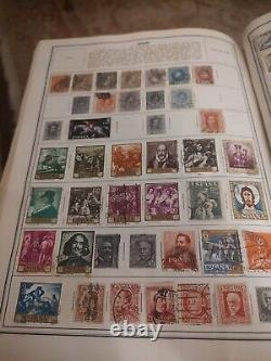 Worldwide Stamp Collection In HE Harris Ambassador Album Loaded With Great Ones