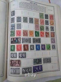 Worldwide Stamp Collection In HUGE 1960 Harris Ambassador Album. High Cash Value
