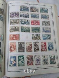 Worldwide Stamp Collection In HUGE 1960 Harris Ambassador Album. High Cash Value