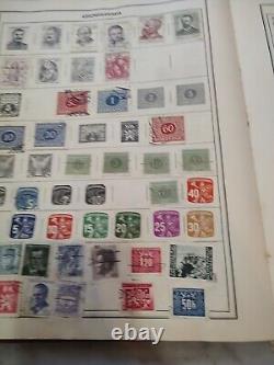Worldwide Stamp Collection In Harris Traveler 1954 Album Loaded With Great Ones