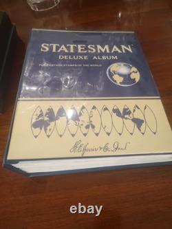Worldwide Stamp Collection In Minkus Statesman Album 1900s Forward. Quantity Plus