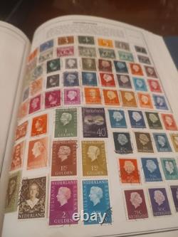 Worldwide Stamp Collection In Minkus Statesman Album 1900s Forward. Quantity Plus