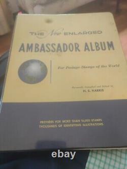 Worldwide Stamp Collection In New And Lodged Ambassador Album 1800s Forward A+++