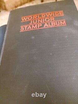 Worldwide Stamp Collection In Perfect 1935 Worldwide Album By Grossett & Dunlap