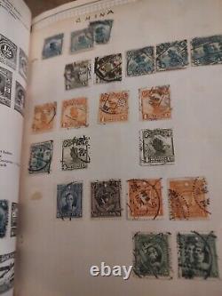 Worldwide Stamp Collection In Perfect 1935 Worldwide Album By Grossett & Dunlap