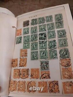 Worldwide Stamp Collection In Perfect 1935 Worldwide Album By Grossett & Dunlap