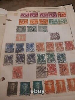 Worldwide Stamp Collection In Perfect 1935 Worldwide Album By Grossett & Dunlap