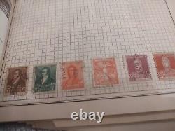 Worldwide Stamp Collection In Perfect 1935 Worldwide Album By Grossett & Dunlap