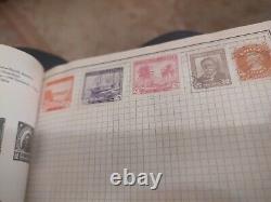 Worldwide Stamp Collection In Perfect 1935 Worldwide Album By Grossett & Dunlap