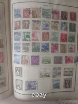 Worldwide Stamp Collection In Vintage 1944 Scott Modern Perfect Album. EXCITING