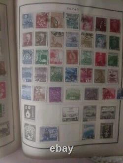 Worldwide Stamp Collection In Vintage 1944 Scott Modern Perfect Album. EXCITING