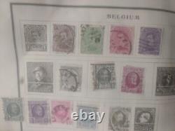 Worldwide Stamp Collection In Vintage 1944 Scott Modern Perfect Album. EXCITING