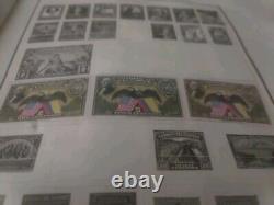 Worldwide Stamp Collection In Vintage 1944 Scott Modern Perfect Album. EXCITING