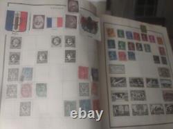 Worldwide Stamp Collection In Vintage 1944 Scott Modern Perfect Album. EXCITING