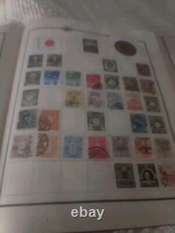 Worldwide Stamp Collection In Vintage 1944 Scott Modern Perfect Album. EXCITING