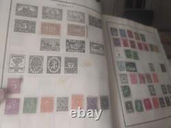 Worldwide Stamp Collection In Vintage 1944 Scott Modern Perfect Album. EXCITING