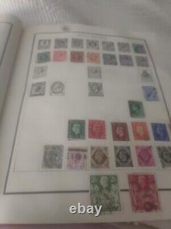 Worldwide Stamp Collection In Vintage 1944 Scott Modern Perfect Album. EXCITING